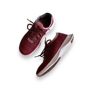 Allbirds Wool Dasher Mizzle Running Sneakers Sierra/Light Pink Size 9